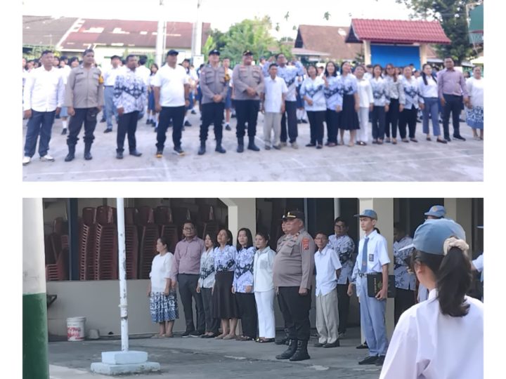 Siswa GKPI Komplek Pamen Terima Pembinaan Kamtibmas dari Kanit Binmas Polsek Medan Baru