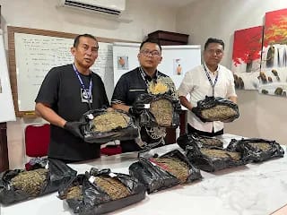 Bekuk Bandar Ganja 9,4 Kg, Satresnarkoba Polrestabes Medan Buru Dua DPO