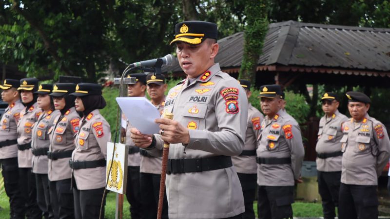 Kapolres Binjai Lantik 54 Personilnya Yang Naik pangkat TMT 1 Juli 2026