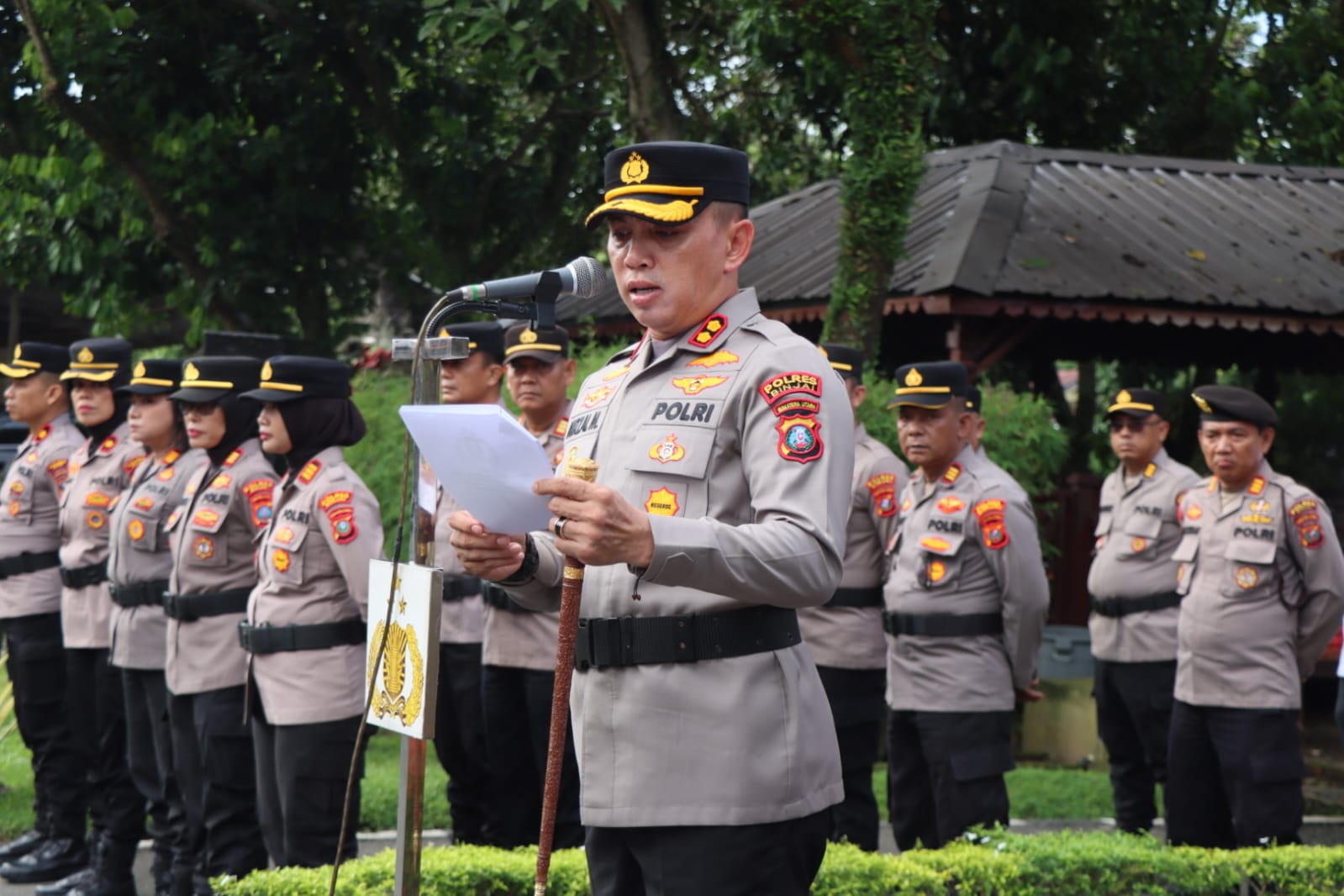 Kapolres Binjai Lantik 54 Personilnya Yang Naik pangkat TMT 1 Juli 2026