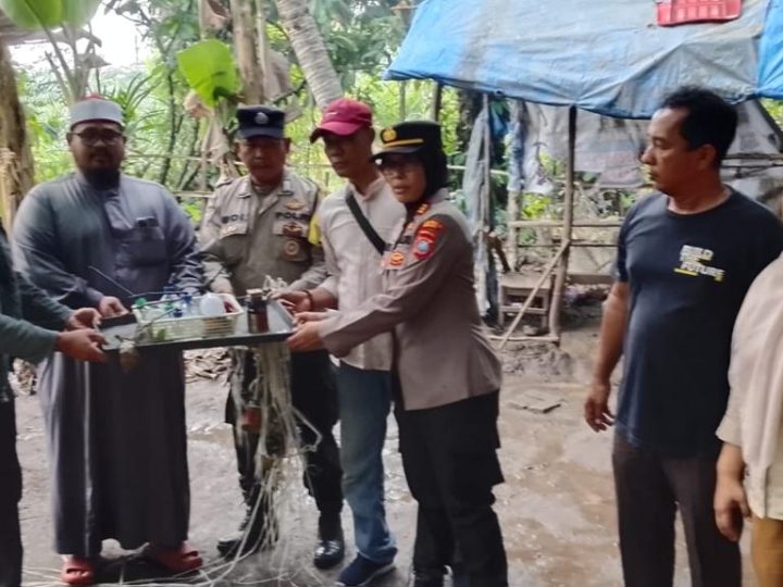 Polsek Binjai Bersama Tokoh Agama dan Masyarakat Grebek Sarang Narkoba di Tandem Hilir