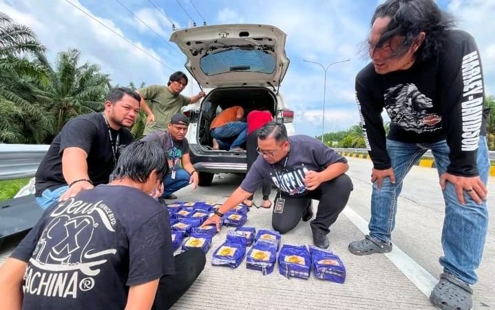 Sat Narkoba Polrestabes Medan Gagalkan Peredaran Sabu Lintas Provinsi di Tol Kisaran