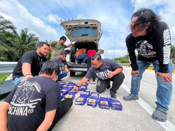 Sat Narkoba Polrestabes Medan Gagalkan Peredaran Sabu Lintas Provinsi di Tol Kisaran
