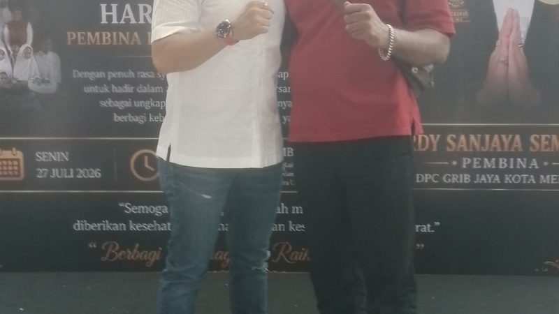DPC GRIP Jaya Kota Medan Gelar Doa & Syukuran Bersama Anak Yatim, Peringati HUT ke-39 Abangda Ferdy Sanjaya Sembiring