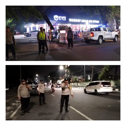 Patroli Skala Besar, Polsek Medan Baru Tekan Aksi 3C, Geng Motor dan Balapan Liar