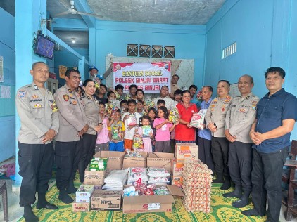 Polsek Binjai Barat Gelar Jum’at Berkah
