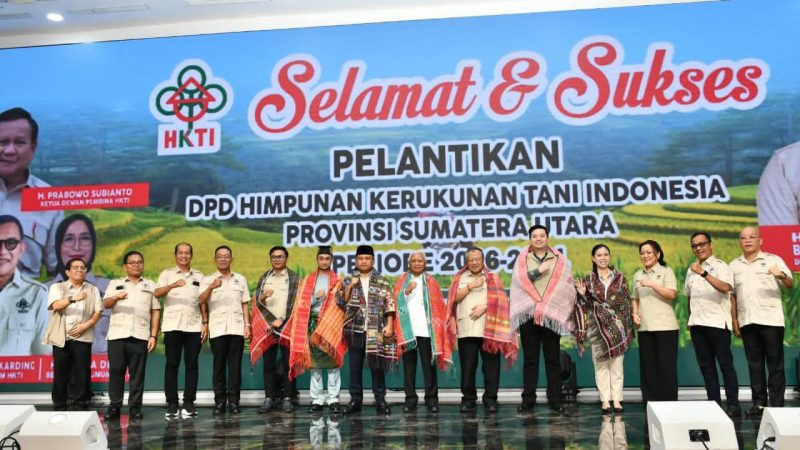 Wabup Ariston Nahkodai HKTI Samosir 2026-2031, Fokus Kesejahteraan Petani