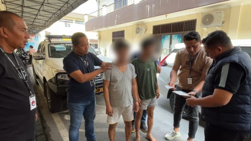 Aksi “Spiderman” 2 Bandar Sabu di Jalan Bilal Gagal, Diringkus Satresnarkoba Polrestabes Medan