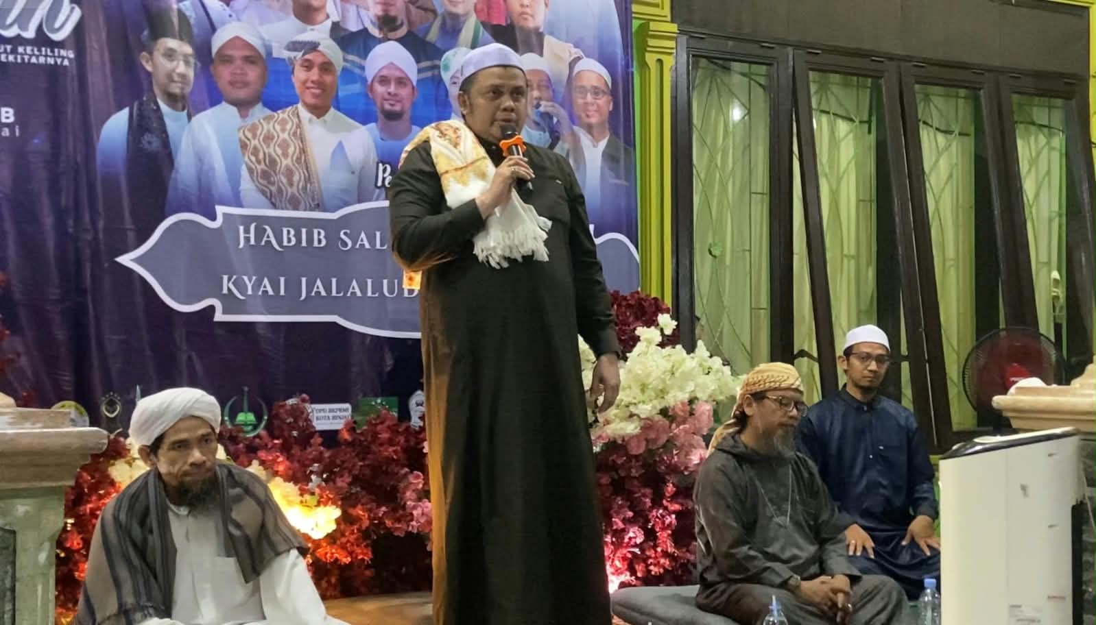 Kapolres Binjai Hadiri Maulid Arba’in di Masjid As-Syakirin, Ajak Masyarakat Jaga Kamtibmas