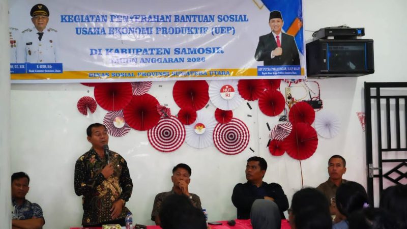 Samosir Dapat Bantuan UEP Terbanyak se-Sumut, 92 Warga Terima Bantuan Usaha