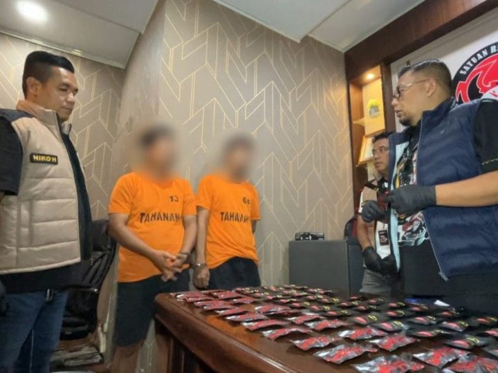 DJ Kamboja Jadi Kurir 100 Pod Getar Narkoba, Diciduk Satresnarkoba Polrestabes Medan di Perumahan Mewah