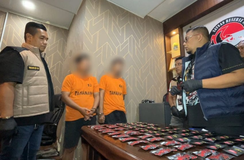 DJ Kamboja Jadi Kurir 100 Pod Getar Narkoba, Diciduk Satresnarkoba Polrestabes Medan di Perumahan Mewah