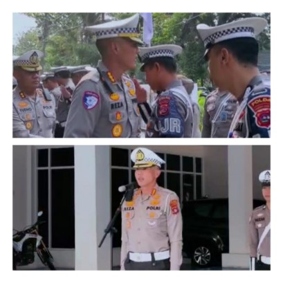 Dirlantas Polda Sumbar Pimpin Apel Pagi, Tekankan Polantas Karib dan Presisi