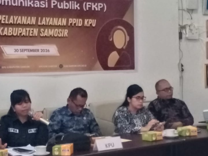 KPU Samosir Gelar Forum Komunikasi Publik Standar Pelayanan PPID