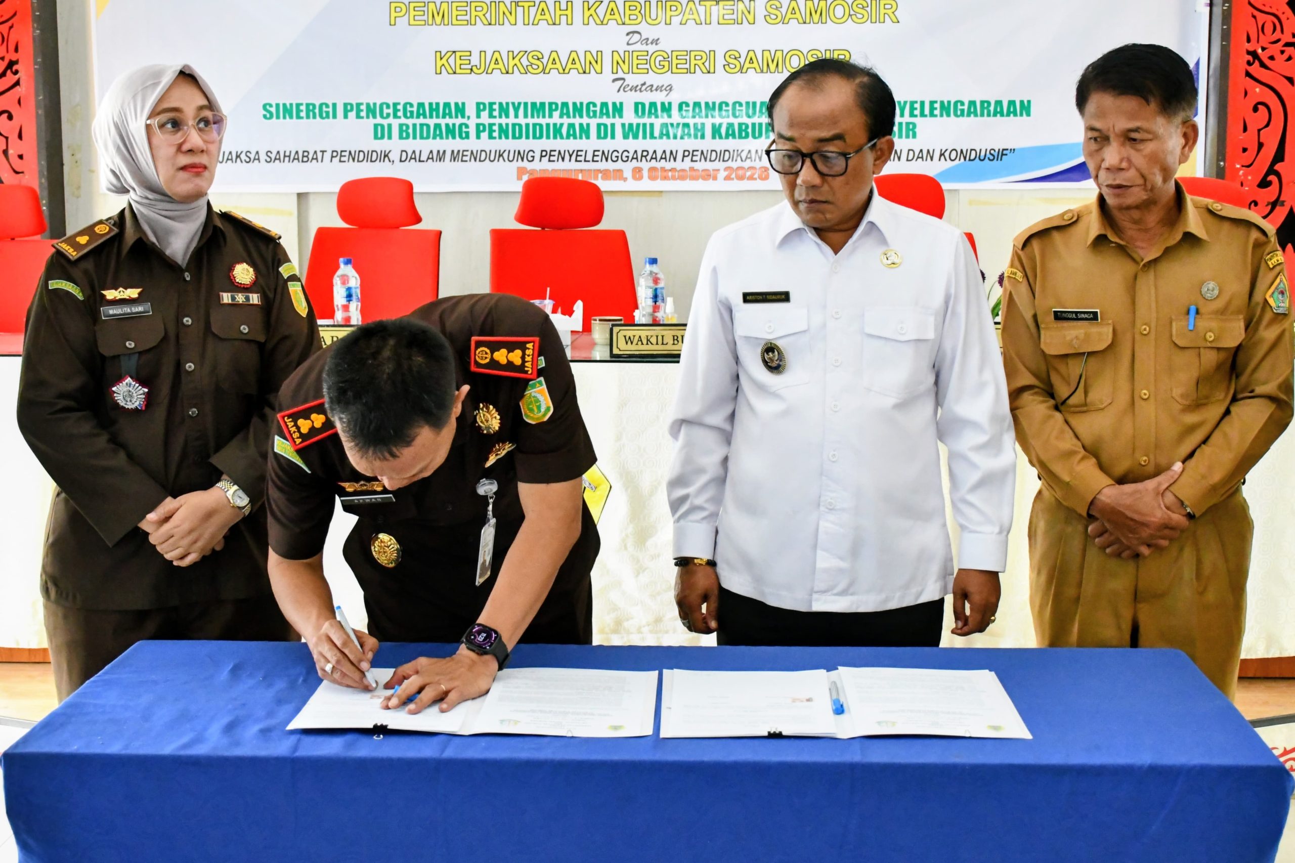 Kawal Pendidikan, Pemkab Samosir Gandeng Kejari