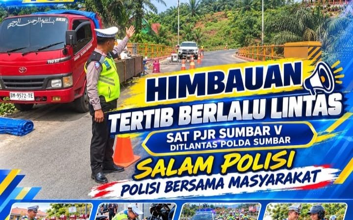 Sat PJR Polda Sumbar Rutin Sosialisasi, Edukasi, Patroli dan Pelayanan Humanis