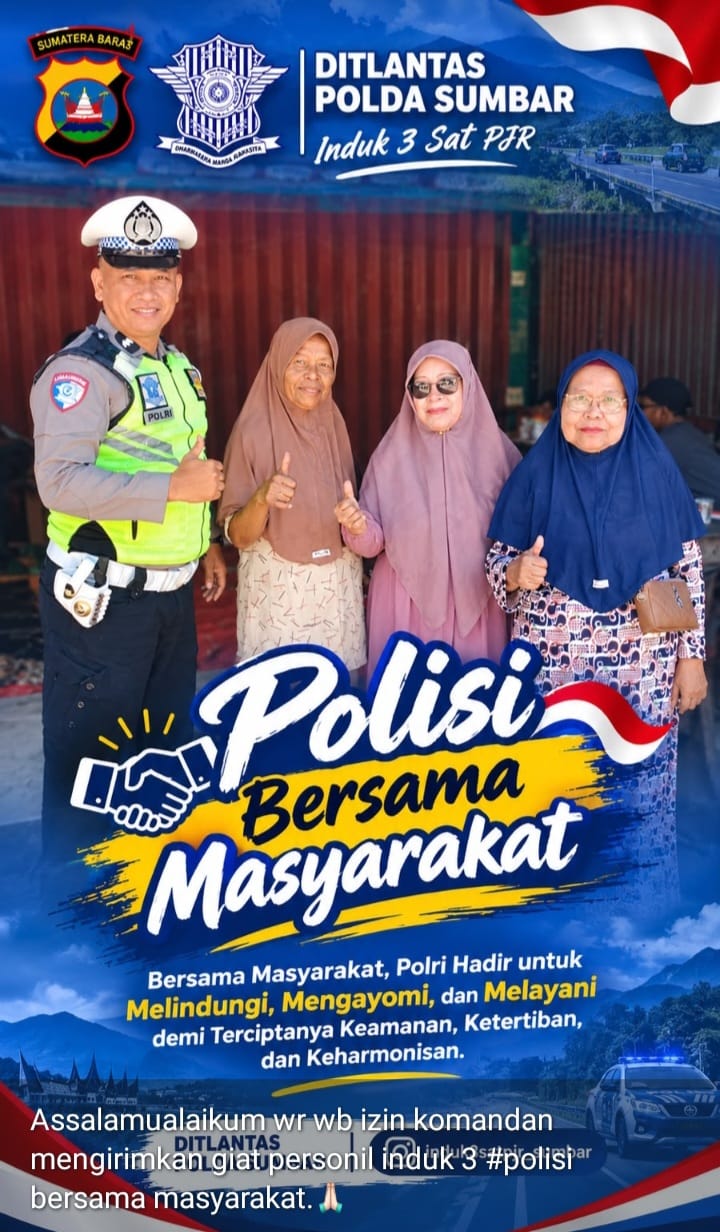 Dit Lantas Polda Sumbar Gelar Giat Polisi Bersama Masyarakat