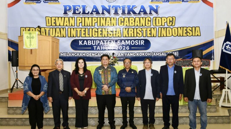 DPC PIKI Samosir Dilantik, Bupati Vandiko Ajak Perkuat Sinergi dan Jaga Karakter Kekristenan