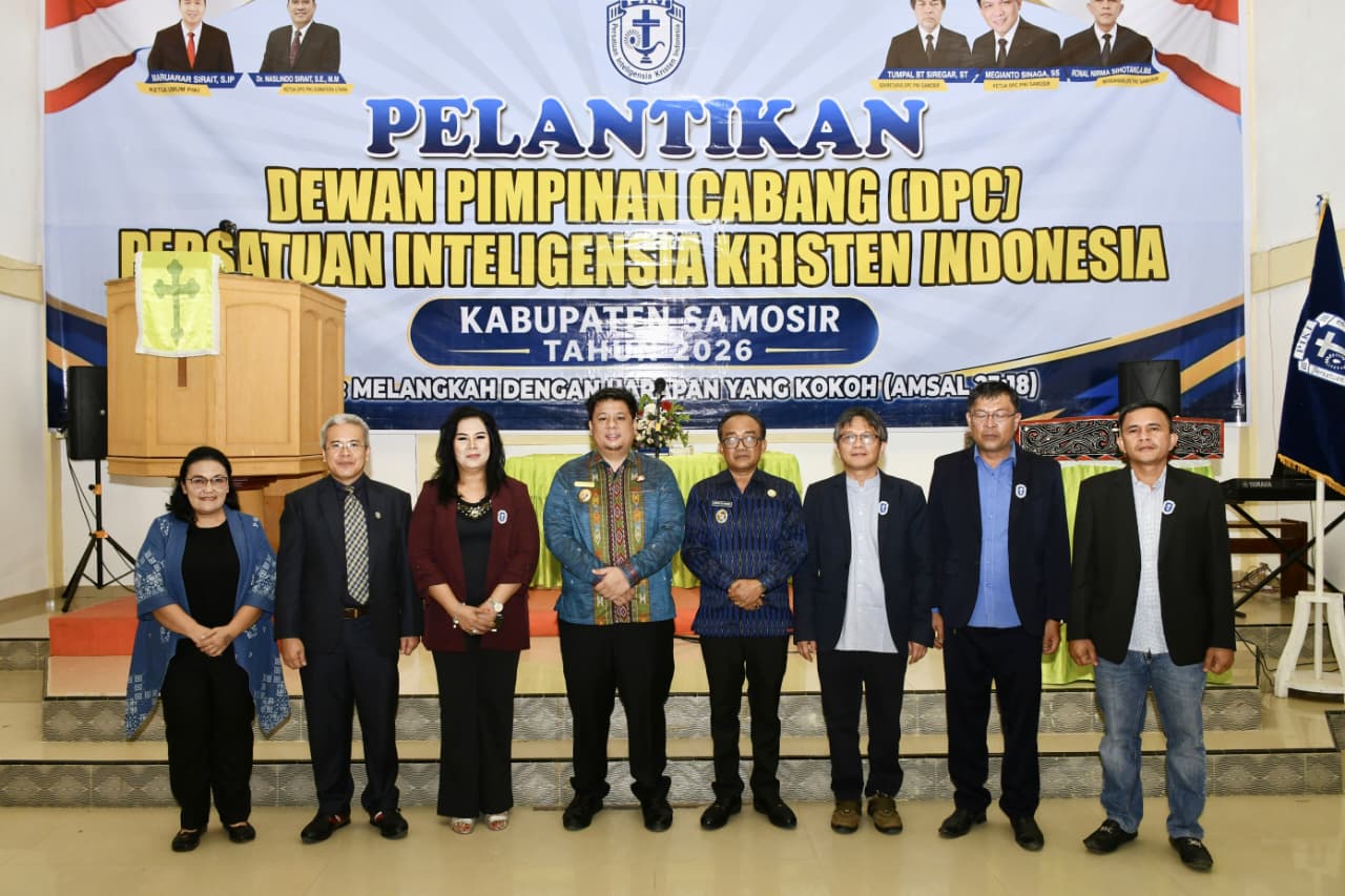 DPC PIKI Samosir Dilantik, Bupati Vandiko Ajak Perkuat Sinergi dan Jaga Karakter Kekristenan